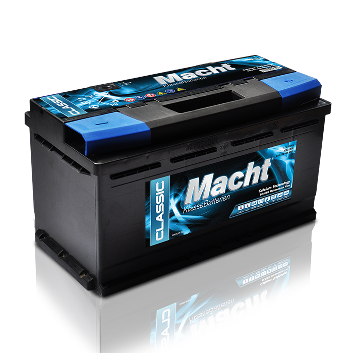 MACHT - 25350 - АКБ CLASIC 100Ah 800A R+ 353×175×190 L5 MACHT - 25350 - АКБ CLASIC 100Ah 800A R+ 353×175×190 L5