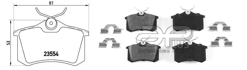 APLUS - 71211BBAP - Колодки тормозные APLUS - 71211BBAP - Колодки тормозные