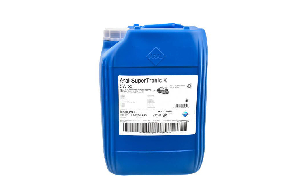 ARAL - 15DBC5 - Олива двигуна 20L Aral SuperTronic K 5W30 (ACEA C3; API SN; BMW LL-04; VW 504 00/507 00; MB 229.51; Porsche C30) ARAL - 15DBC5 - Олива двигуна 20L Aral SuperTronic K 5W30 (ACEA C3; API SN; BMW LL-04; VW 504 00/507 00; MB 229.51; Porsche C30)