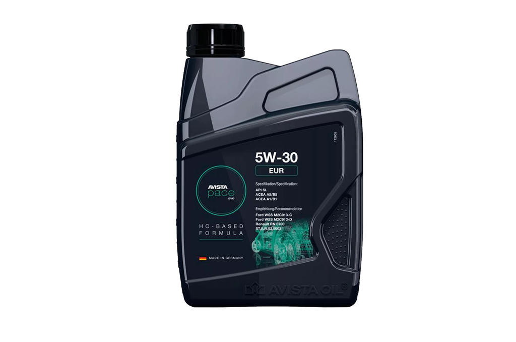 AVISTA - AVISTA PACE EVO EUR 5W30 1L - Олива двигуна 1L AVISTA pace EVO EUR SAE 5W30 (API SL; ACEA A5/B5-16; ACEA A1/B1-12: Ford WSS M2C913-D: Ford WSS M2C913-C; Renault RN 0700; STJLR.03.5003) AVISTA - AVISTA PACE EVO EUR 5W30 1L - Олива двигуна 1L AVISTA pace EVO EUR SAE 5W30 (API SL; ACEA A5/B5-16; ACEA A1/B1-12: Ford WSS M2C913-D: Ford WSS M2C913-C; Renault RN 0700; STJLR.03.5003)