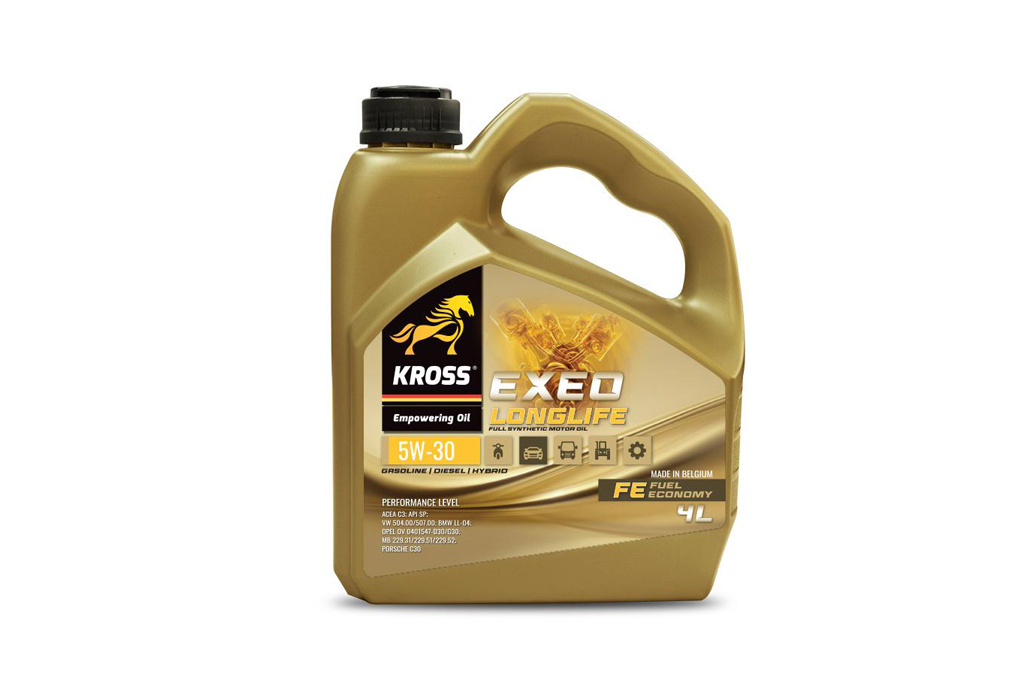 KROSS - 53705 - Олива двигуна 4L Kross EXEO LL 5W30 (ACEA A3/B4, C2, C3-10,  MB 229.51, VW 504.00/507.00, BMW LL-04)