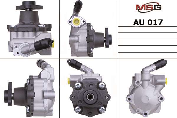 MSG - AU 017 - Насос Г/П 2.0TDI-2.7TDI Audi A4 09-18, A6 08-11, Q5 10-18, Q7 06-10; Porsche Cayenne 10-18, VW Touager 07-10 MSG - AU 017 - Насос Г/П 2.0TDI-2.7TDI Audi A4 09-18, A6 08-11, Q5 10-18, Q7 06-10; Porsche Cayenne 10-18, VW Touager 07-10